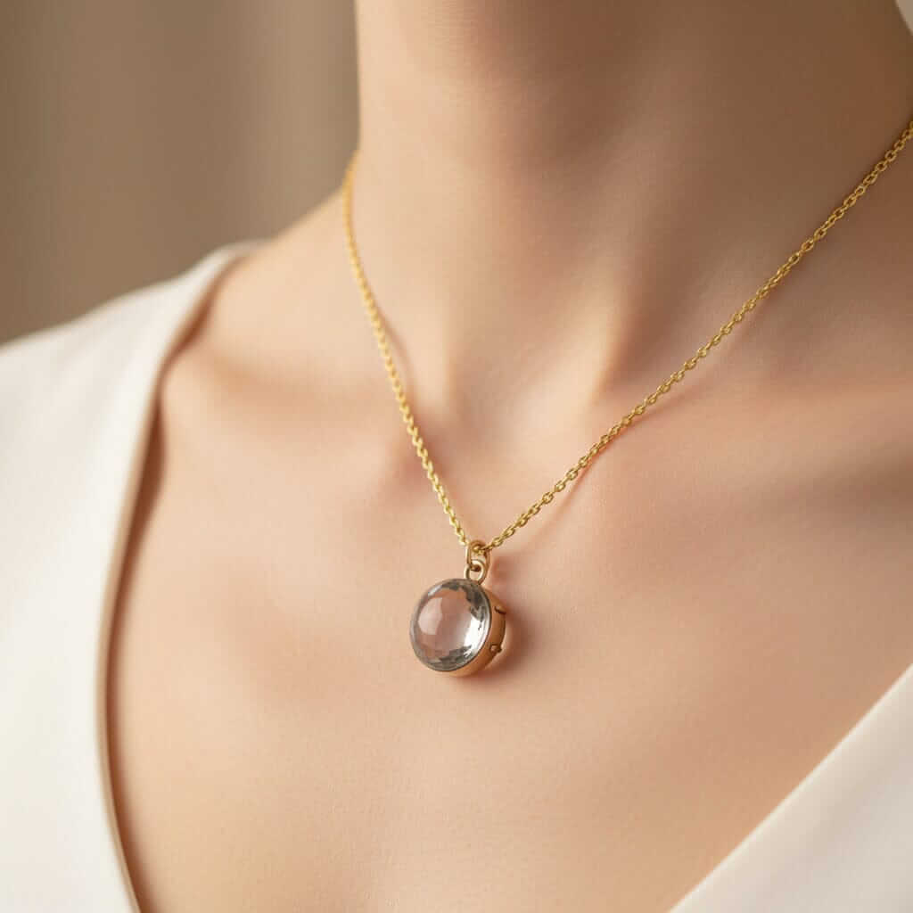 Victorian Pools of Light Rock Crystal Locket Pendant – Boylerpf
