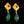 Load image into Gallery viewer, Vintage Ben Amun Amethyst &amp; Emerald Statement Earrings
