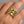 Load image into Gallery viewer, Chunky Gold Sterling Silver Ribbed Dome Band Ring
