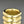 Load image into Gallery viewer, Chunky Gold Sterling Silver Ribbed Dome Band Ring
