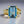 Load image into Gallery viewer, Vintage Wide Gold Bypass London Blue Topaz Ring - Boylerpf
