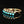 Load image into Gallery viewer, Victorian Gold Half Hoop Pearl Turquoise Ring - Boylerpf
