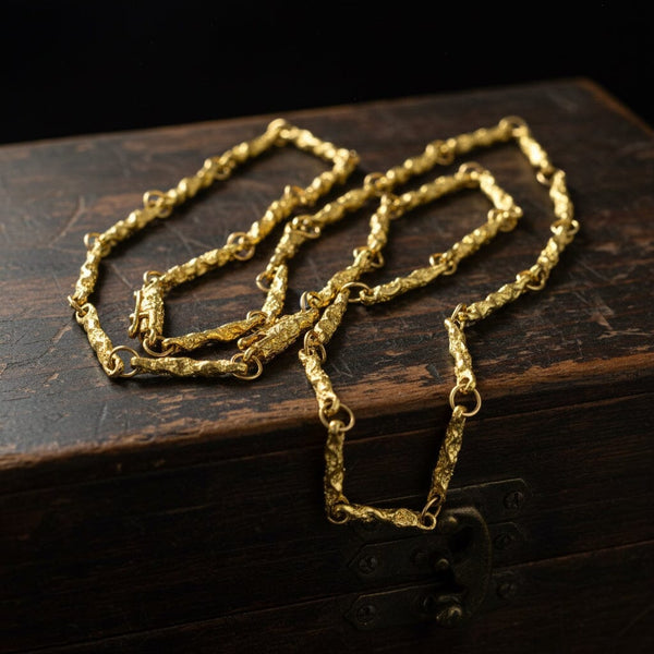 Vintage 18K Gold Convertible Necklace, Bracelet & Chain