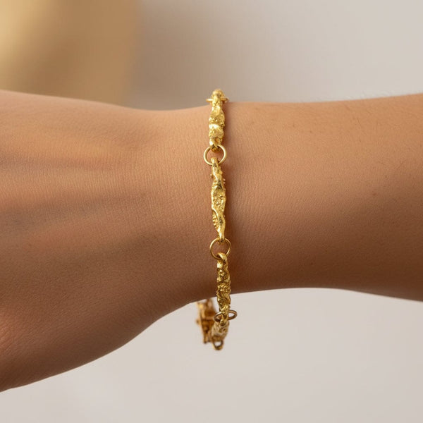 Vintage 18K Gold Convertible Necklace, Bracelet & Chain