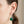 Load image into Gallery viewer, Antique French Silver Chrysoprase &amp; Chalcedony Earrings - Boylerpf
