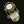 Load image into Gallery viewer, Carolyn Morris Bach Carved Bone Goddess Brooch 18K Gold Agate
