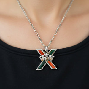 Antique Scottish Agate Citrine Luckenbooth Pendant - Boylerpf