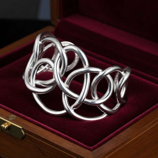 Angela Cummings Sterling Silver Knot Cuff Bracelet