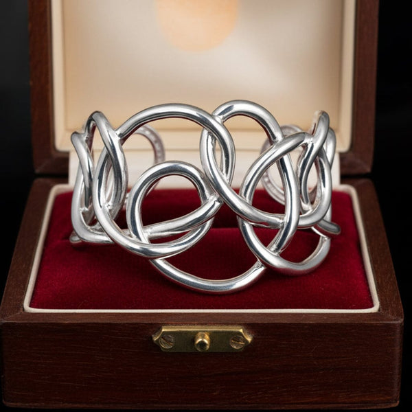 Angela Cummings Sterling Silver Knot Cuff Bracelet
