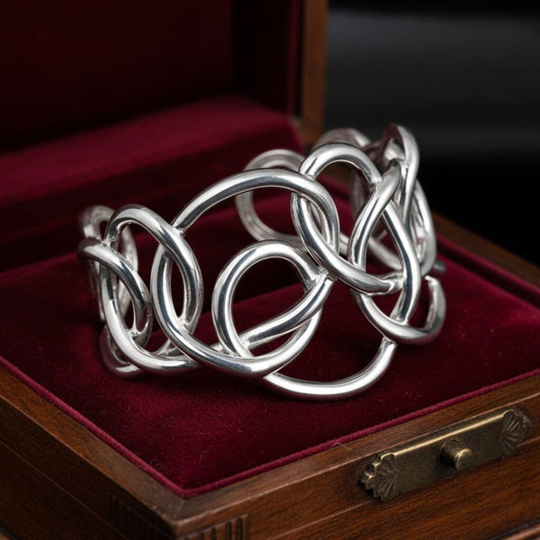 Angela Cummings Sterling Silver Knot Cuff Bracelet