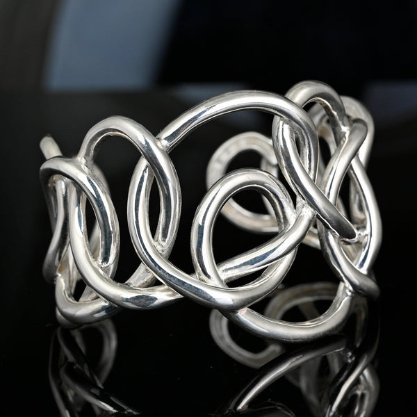 Angela Cummings Sterling Silver Knot Cuff Bracelet
