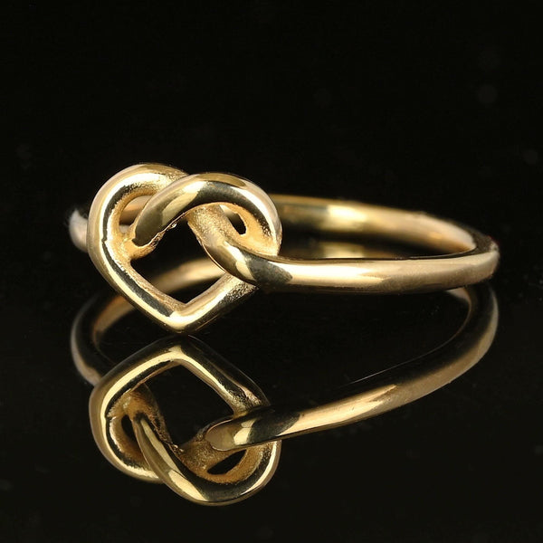 James Avery 14K Gold Love Knot Heart Ring - Boylerpf