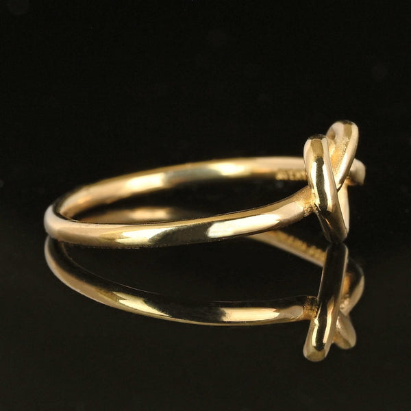 James Avery 14K Gold Love Knot Heart Ring - Boylerpf