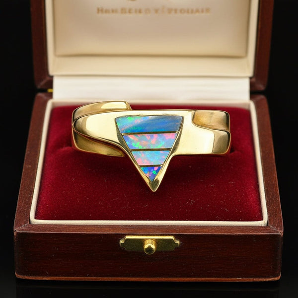 Vintage 14K Gold Thane DeLeon Opal Ring