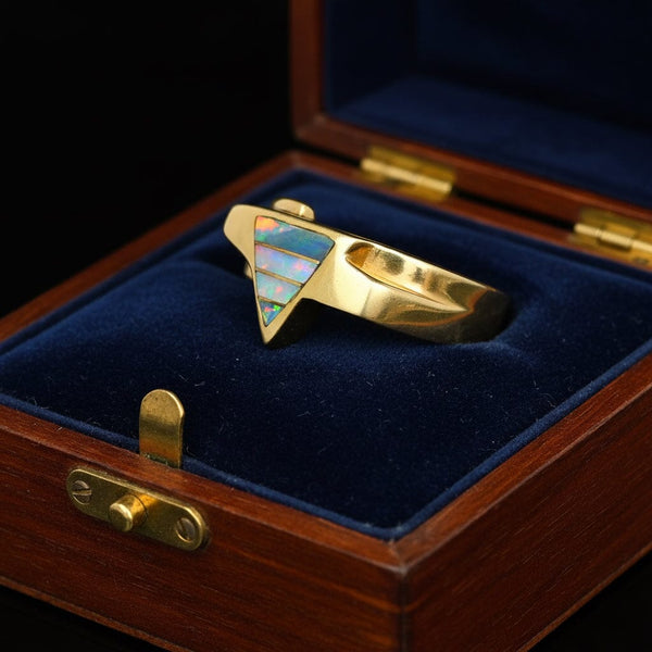 Vintage 14K Gold Thane DeLeon Opal Ring