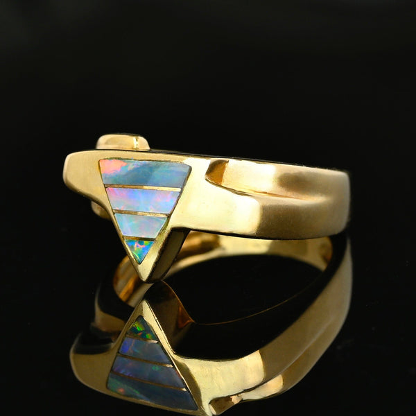 Vintage 14K Gold Thane DeLeon Opal Ring