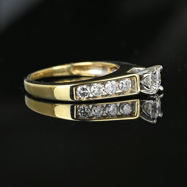 Vintage 1.15 Carat Diamond Solitaire Engagement Ring - Boylerpf