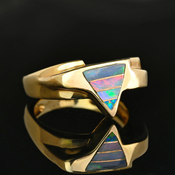 Vintage 14K Gold Thane DeLeon Opal Ring
