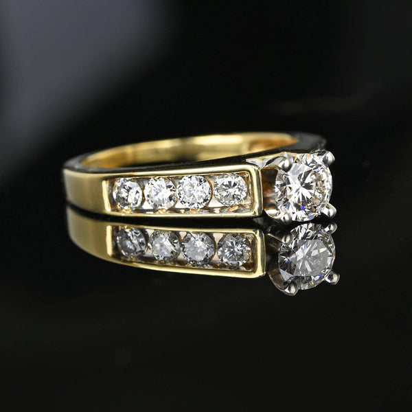 Vintage 1.15 Carat Diamond Solitaire Engagement Ring - Boylerpf
