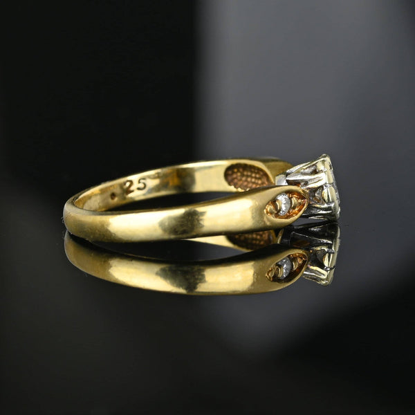 Vintage .25 CTW Diamond Solitaire Ring in Gold - Boylerpf