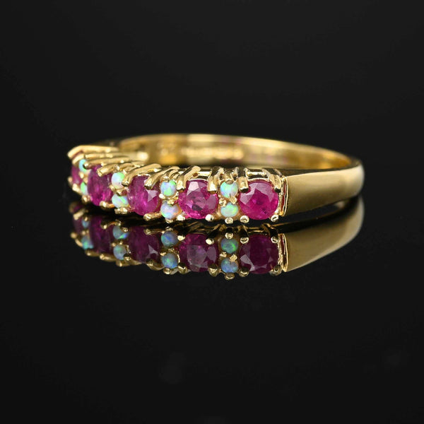 Ruby 18ct gold stacking ringset - Ruby Anniversary. Unique & unusual. - Sue  Lane