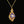 Load image into Gallery viewer, Antique 14K Gold Biedermeier Enamel Leaf Pendant
