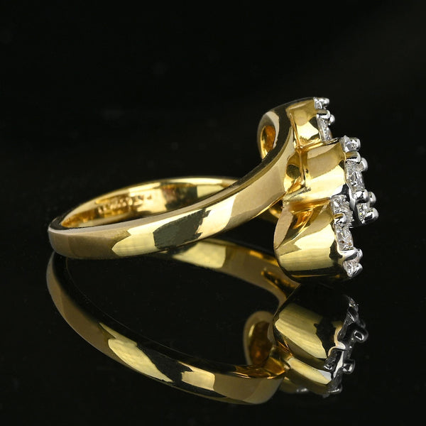 Exceptional 1 CTW Diamond Cluster Cocktail Ring in Gold