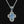 Load image into Gallery viewer, 14K Gold Blue Chalcedony Diamond Cross Pendant Necklace - Boylerpf
