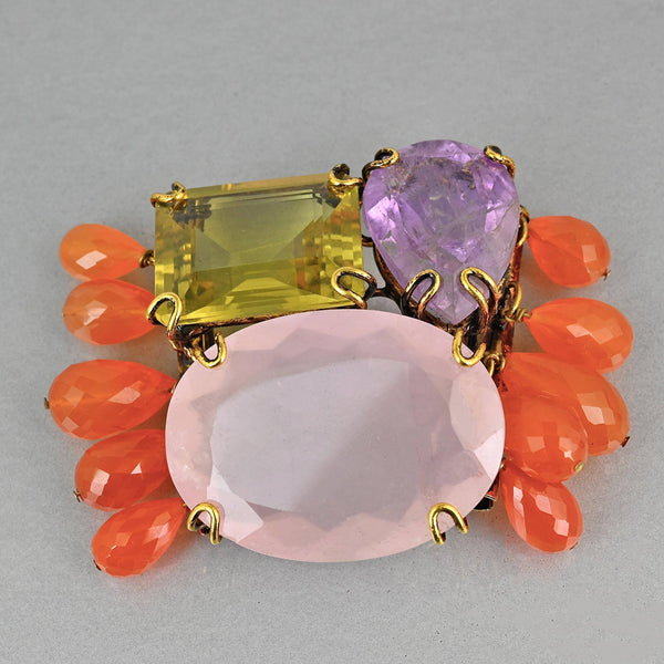 Iradj Moini Convertible Gemstone Bracelet and Brooch