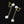 Load image into Gallery viewer, Vintage Gray Baroque Pearl Drop Earrings 14K Gold
