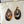 Load image into Gallery viewer, Antique Victorian Pique Double Hoop Earrings - Boylerpf

