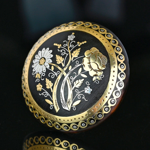 * vintage brooch ୨୧ *✵ ヴィンテージ ブローチ (b) Lot of 7 Vintage Brooches - Large Antique Brooches - Broaches to