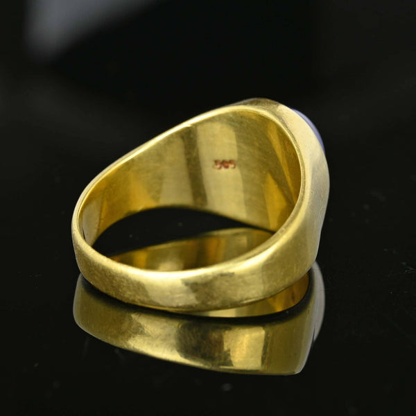 ON HOLD Vintage 14K Gold Natural Star Sapphire Ring - Boylerpf