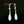 Load image into Gallery viewer, Gorgeous Vintage Gold Dangle Teardrop Opal Earrings - Boylerpf
