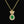 Load image into Gallery viewer, Vintage Emerald Diamond Pendant Necklace, 14K Gold Halo
