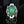 Load image into Gallery viewer, Bold Silver Arts &amp; Crafts Style Chrysoprase Ring - Boylerpf
