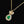 Load image into Gallery viewer, Vintage Emerald Diamond Pendant Necklace, 14K Gold Halo
