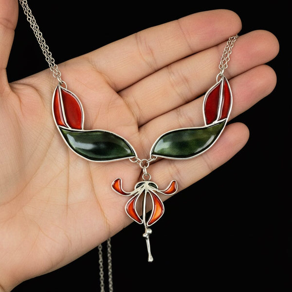 Pat Cheney Scottish Enamel Pendant Necklace, Art Nouveau - Boylerpf