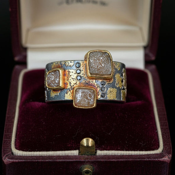 Atelier Zobel 22K Gold Rough Diamond Statement Ring