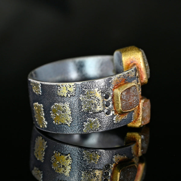 Atelier Zobel 22K Gold Rough Diamond Statement Ring