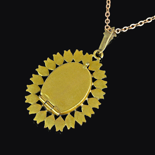 Antique Diamond Paste Shaker Locket Pendant - Boylerpf