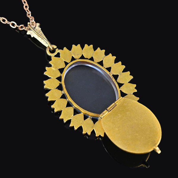 Antique Diamond Paste Shaker Locket Pendant - Boylerpf