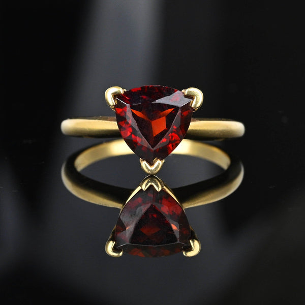 Garnet gold ring – Disa Allsopp Ltd