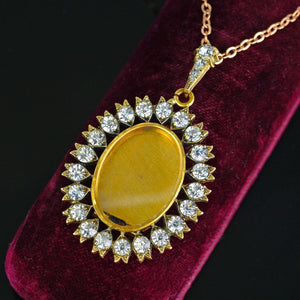 Antique Diamond Paste Shaker Locket Pendant - Boylerpf
