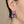 Load image into Gallery viewer, Antique Silver Pierced Foiled Back Amethyst Earrings
