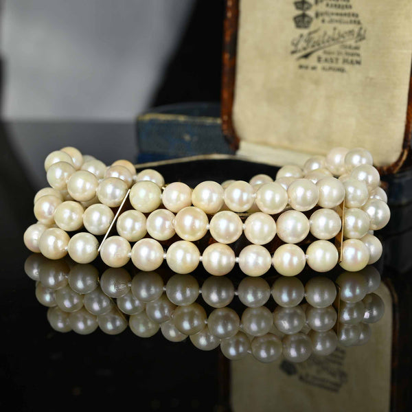 Three Strand Pearl Bracelet | David's Bridal