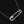 Load image into Gallery viewer, Vintage 18K White Gold Diamond Safety Pin Necklace
