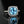 Load image into Gallery viewer, Diamond Halo Cluster Checkerboard Blue Topaz Ring - Boylerpf
