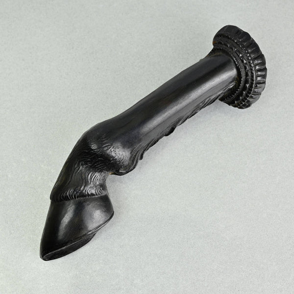Antique Victorian Horse Hoof Vulcanite Brooch