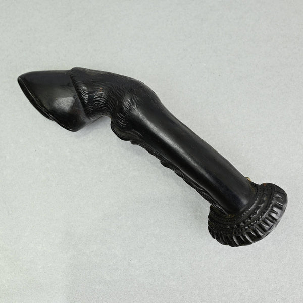 Antique Victorian Horse Hoof Vulcanite Brooch